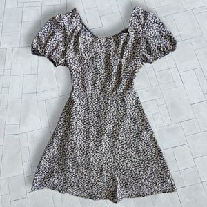 90s Style Daisy Dress with Open Tie Back by Lily Rose sz S